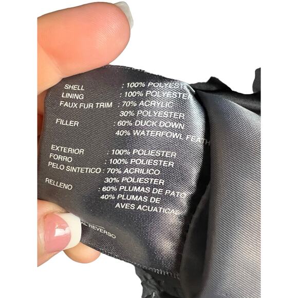 Kenneth Cole Reaction down puffer jacket coat Womens L Large - Picture 4 of 11